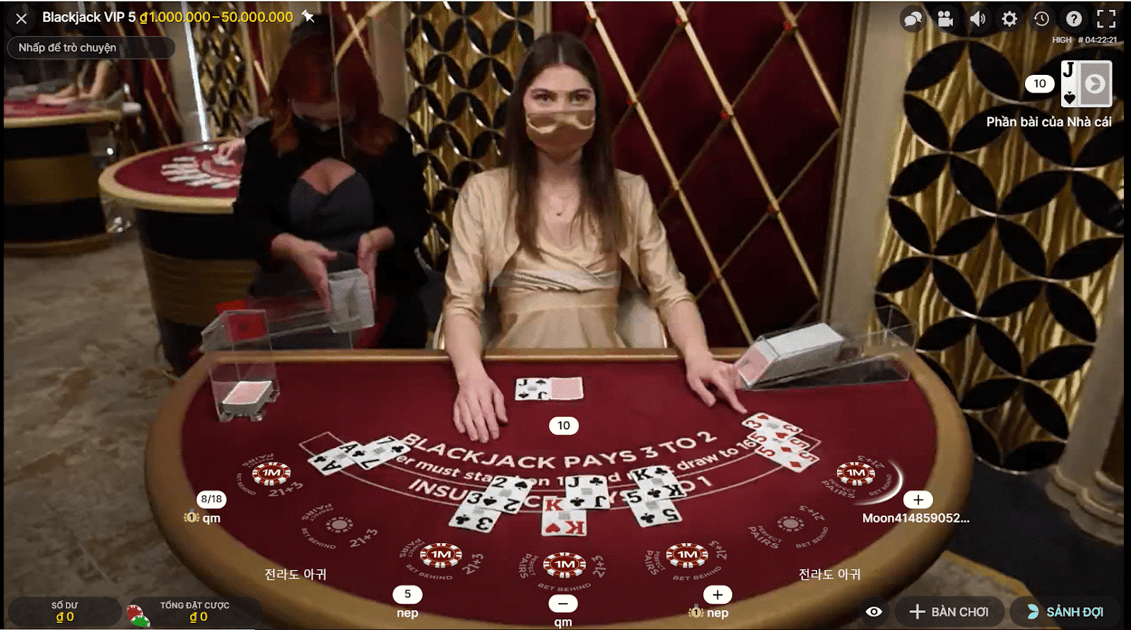 Những kinh nghiệm trong Blackjack giúp bạn có thêm cơ hội đánh bại nhà cái