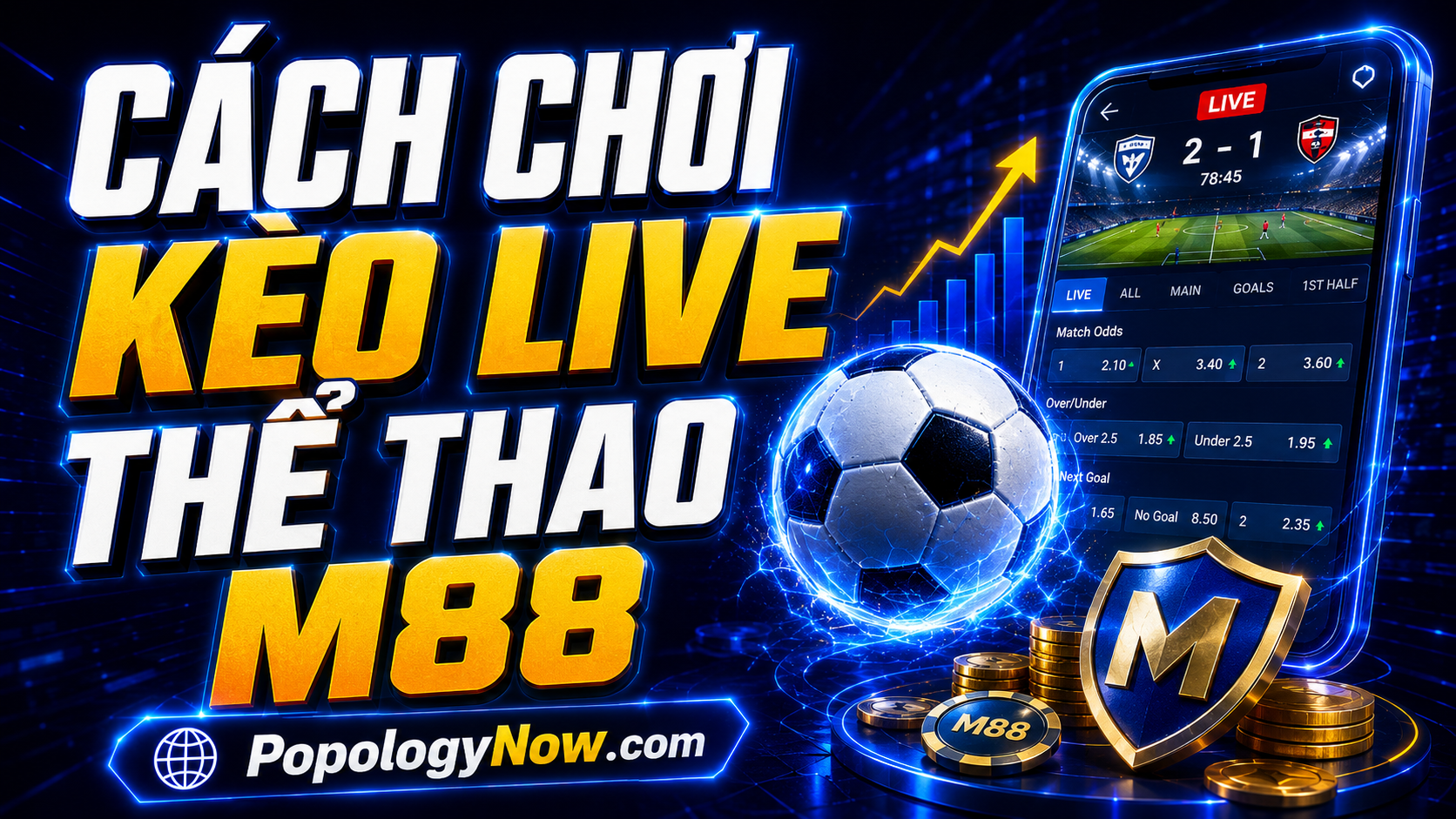 Cách chơi kèo live thể thao M88 an toàn và dễ thắng nhà cái hơn