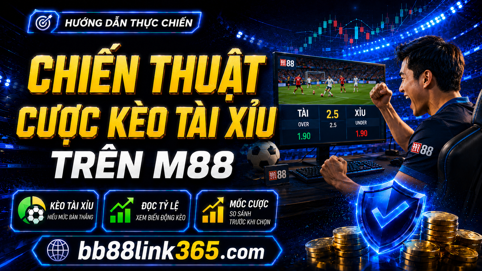 Chiến thuật cược kèo tài xỉu theo nhịp trận đấu trên M88 lời khuyên từ chuyên gia