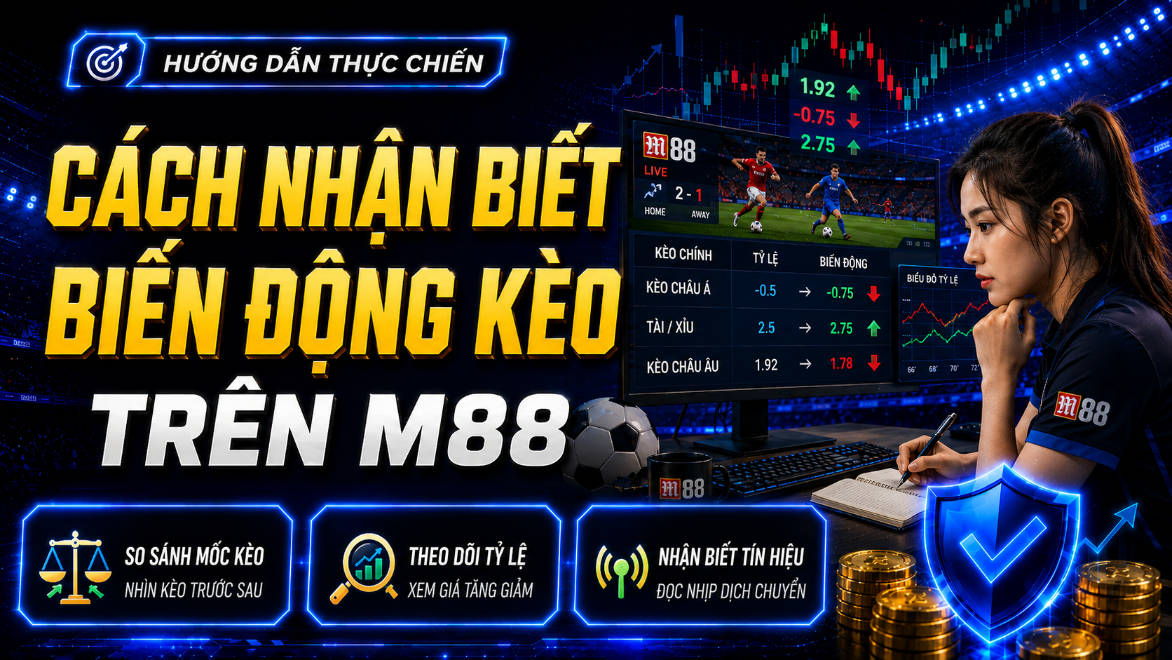 Cách nhận biết biến động kèo trước giờ bóng lăn cùng chuyên gia